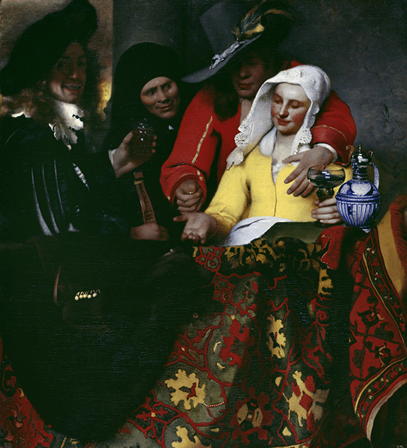 Johannes Vermeer, The Procuress, 1656, oil on canvas.